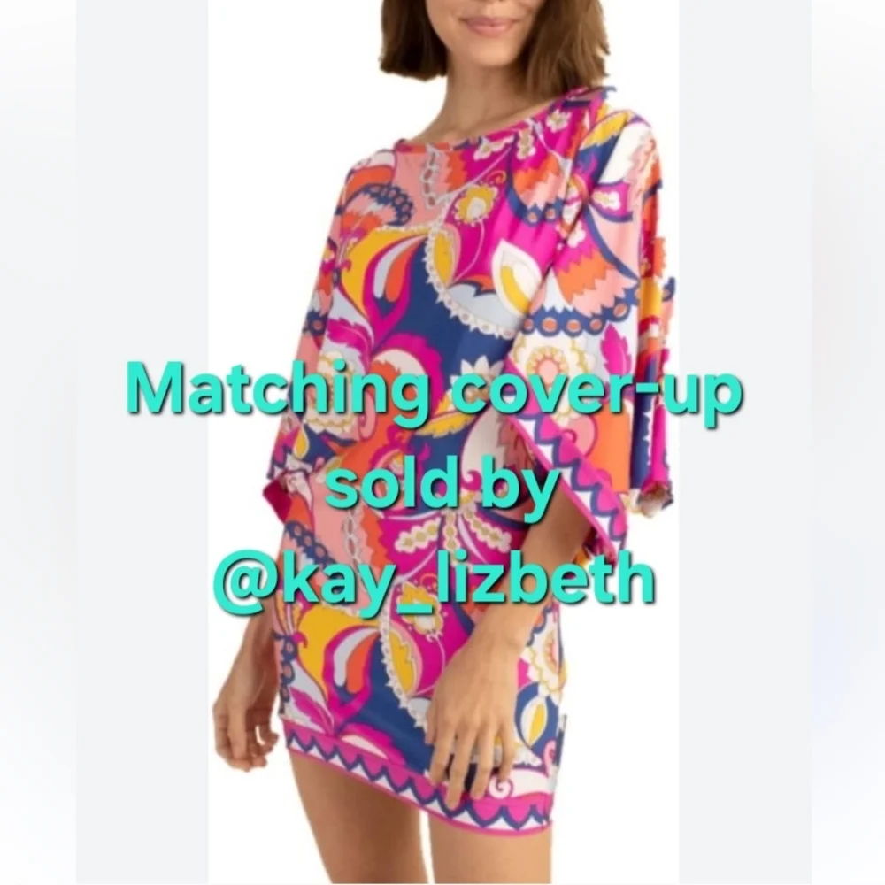 Trina Turk Sevilla One Piece Off Shoulder Ruffle - Picture 9 of 16